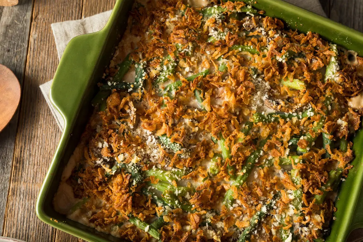 Green Bean Casserole at a Family Gathering