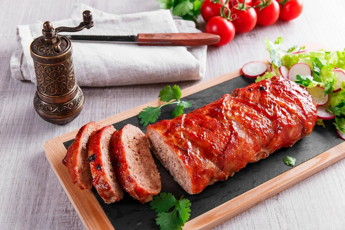 Chef Crafting the Perfect Meatloaf