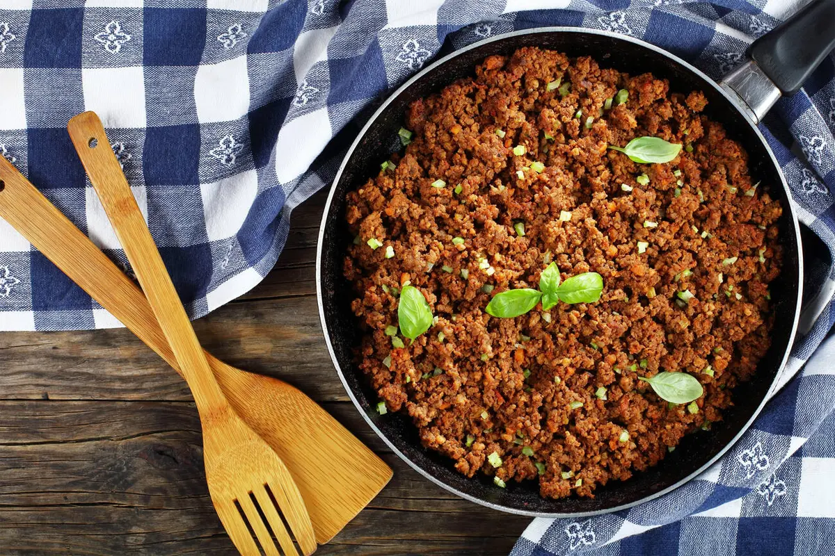 Variety of ground beef dishes