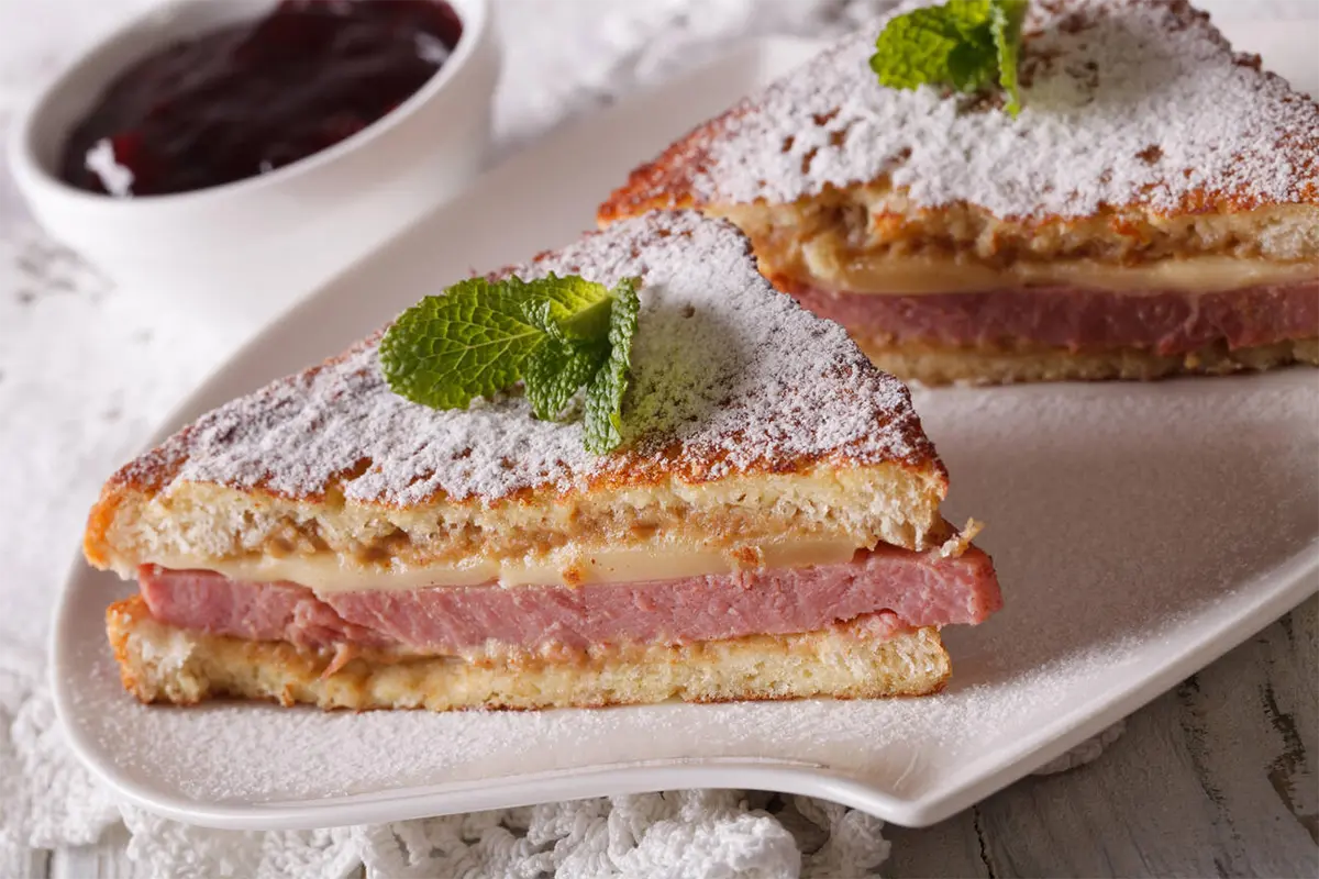 Close-up of fluffy French toast highlighting its texture